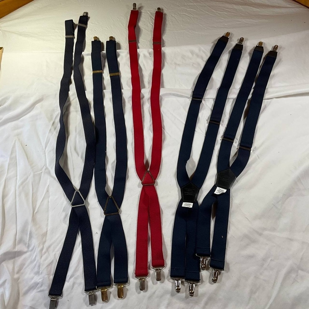 Target Pelican USA Suspenders Stretch Brass Clips Multicolor‎ Set of 5
